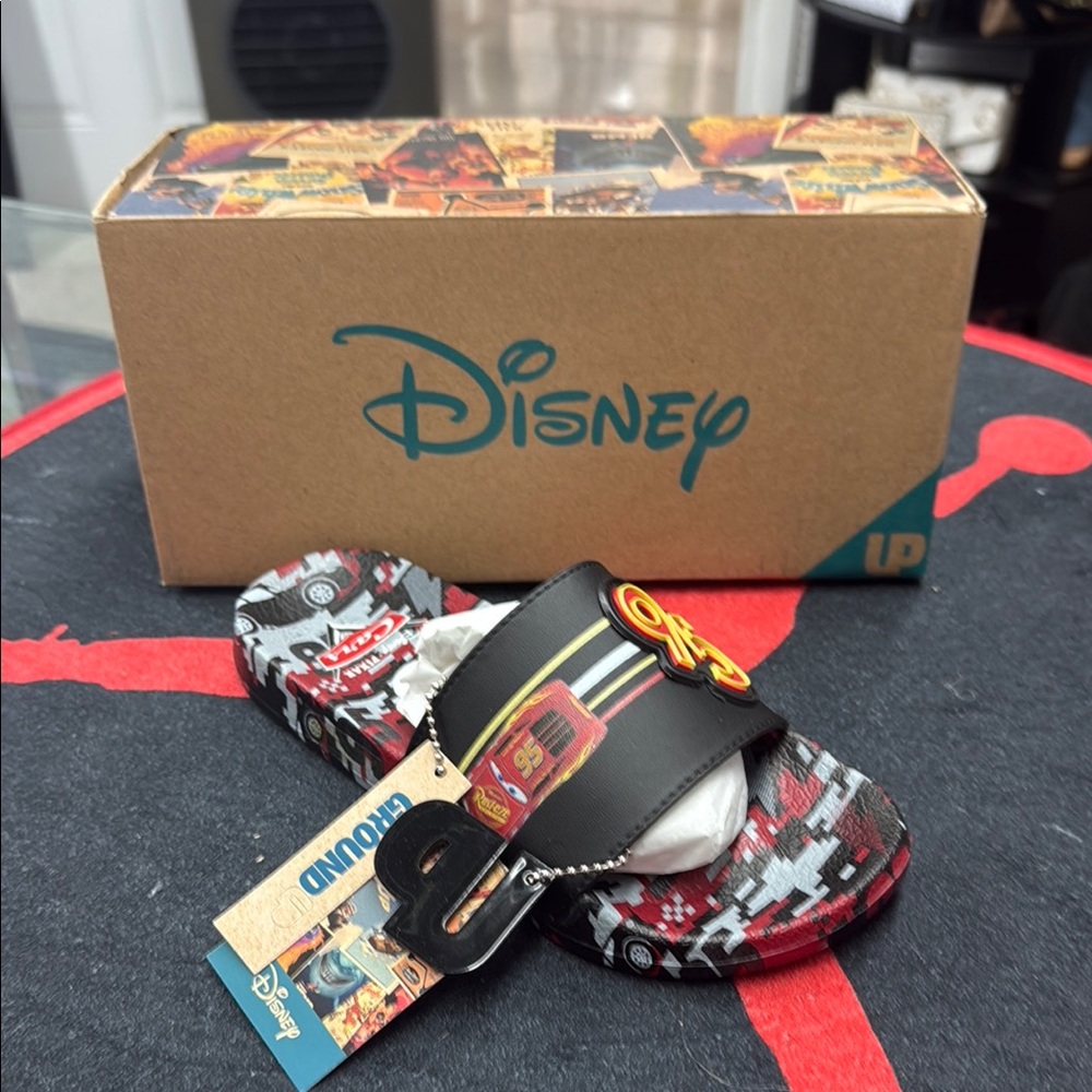 Disney Black and Red Tropical Sandals